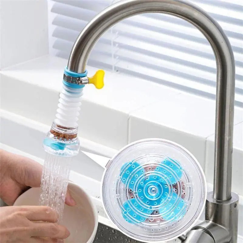 Combo 6 Vòi  Đầu Vòi Chống Bắn Nước Có Bộ Lọc Xoay 360 Độ Và Kéo Dài 12 cm Cho Phòng Bếp - Nhựa ABS/PVC 3