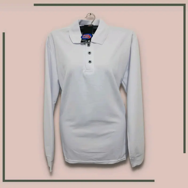 kaos berkerah lengan panjang kaos polos seragaman kaos lengan panjang 3