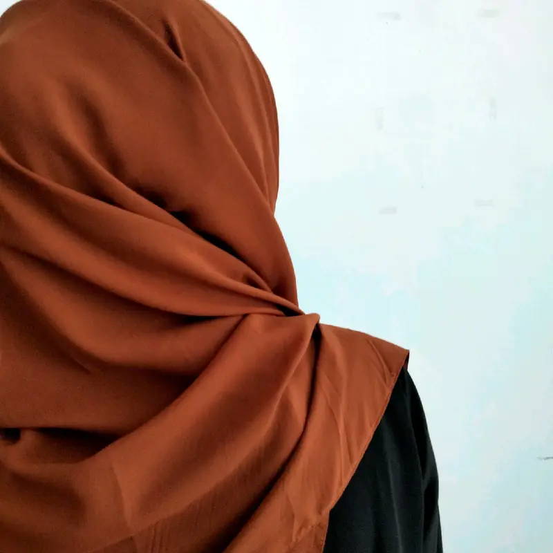 Pashmina basic / Hijab basic berbahan sifon arab / Chiffon arab Ukuran 200x75cm ( TIDAK SEPERTI BAHAN BABY DOLL, CERUTY, ATAU HEAVY CHIFFON DAN TERAWANG) 5