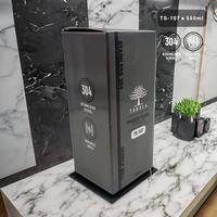 Gambar Mug TS-107 Vacuum Flask Double Wall Channel Motif Pattern 550 ML Keep Hot & Cold Black - Grey dari Ollahomeliving Kota Bogor 5 Tokopedia