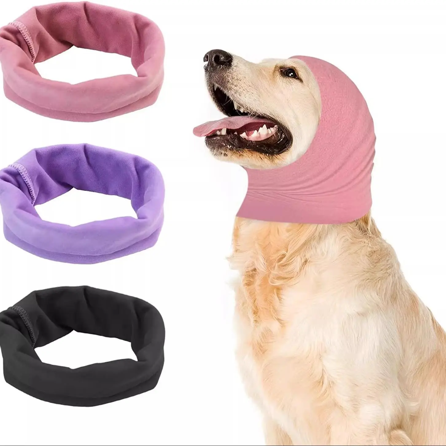 Pet Ear Cover, 1 Count Soft & Comfortable Pet Ear Cover, Noise Reduction Pet Ear Cover, Grooming Accessories for Dogs & Cats, Christmas Gift