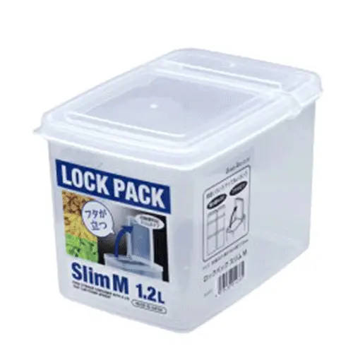 Hộp đựng thực phẩm SANADA Nhật Bản nắp mở đứng nhiều size nhựa PP cao cấp, an toàn cho sức khỏe 1