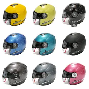 Helm kyt 2 vision polos double visor murah original