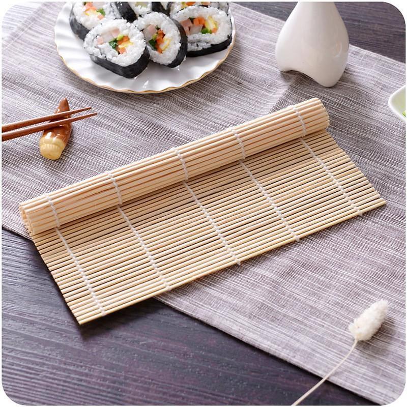 Mành tre làm cơm cuộn, tấm mành cuốn sushi, kimbap giúp tạo hình cuộn cơm chắc gọn, chống nóng, phỏng tay...
