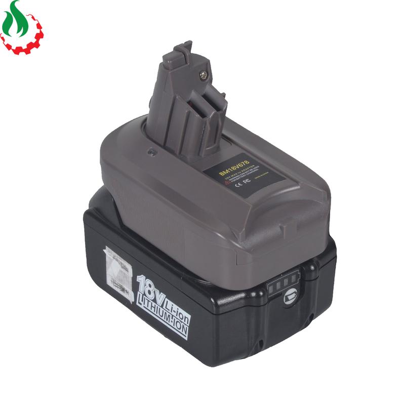 Đế chuyển Pin Makita 18V sang máy Dyson V6 V7 V8 18V (BM18V678)