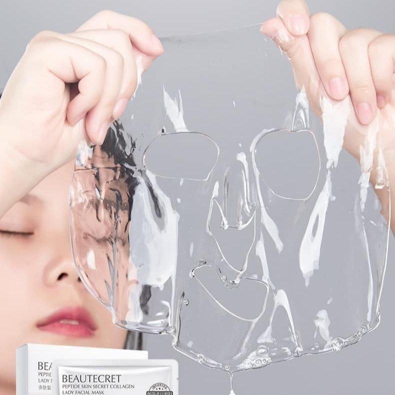 Combo 20 30 Miếng Mặt Nạ Thủy Tinh Thạch Collagen Dưỡng Ẩm Sáng Da Skincare BIOAQUA Làm Đẹp Da Nữ Kem Face