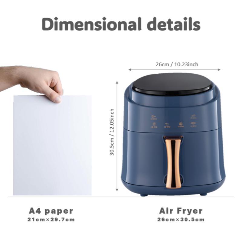 1400W 5L Large Capacity Digital Air Fryer, 1 Piece Multifunctional 360 Degree Rotating Air Fryer, Household Kitchen Appliances For Daily Use, Kitchen Accessories, Smart Air Fryer, Stocking Fillers Gift 7