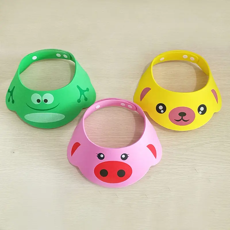 BOWA-Mũ Tắm Dầu Gội Đầu, Mũ Tắm, Không Thấm Nước, Gội Đầu, Tấm Chắn Tóc, Chăm Sóc Em Bé Cho Bé 3