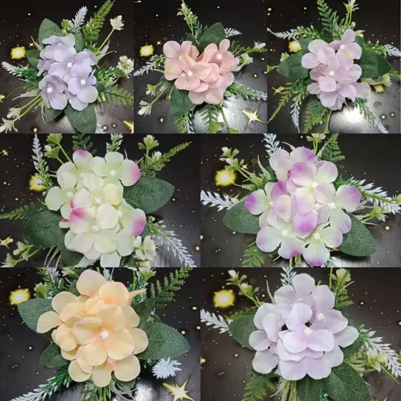 *Murah*18cm Hydrangea Bunga hantaran bulat siap gubah / hidden hantaran