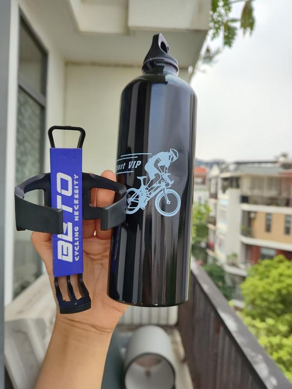 Gọng Beto Kèm Bình Nước Nhôm cho xe đạp thể thao