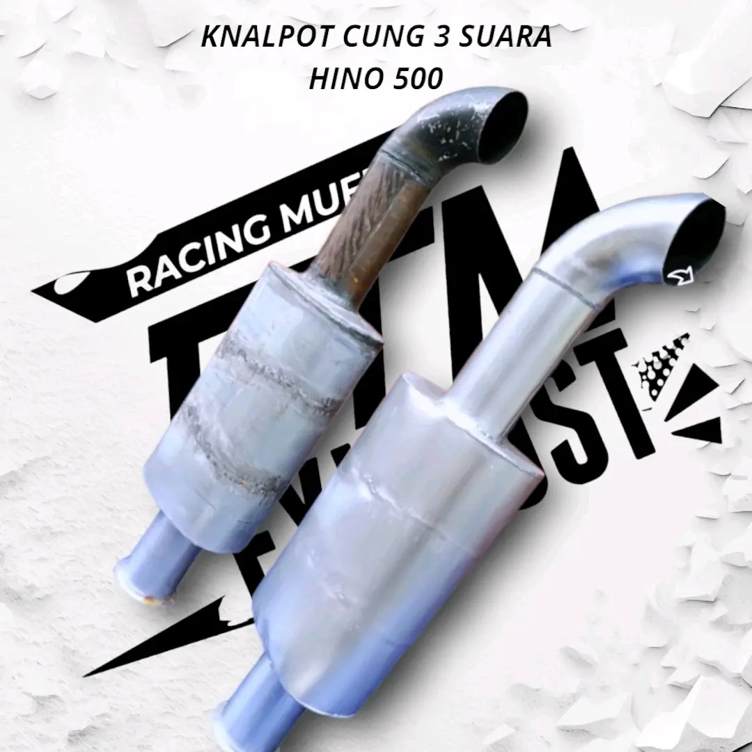KNALPOT CUNG HINO 500 (Euro2 atau Euro4)