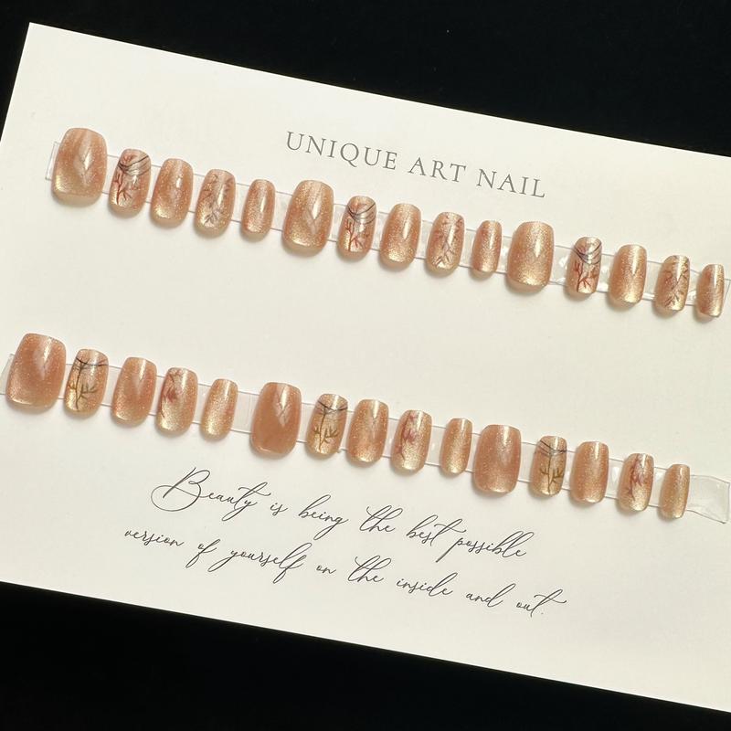 Mã M039 Nail box Mắt Mèo Nâu Thạch Hin Nail