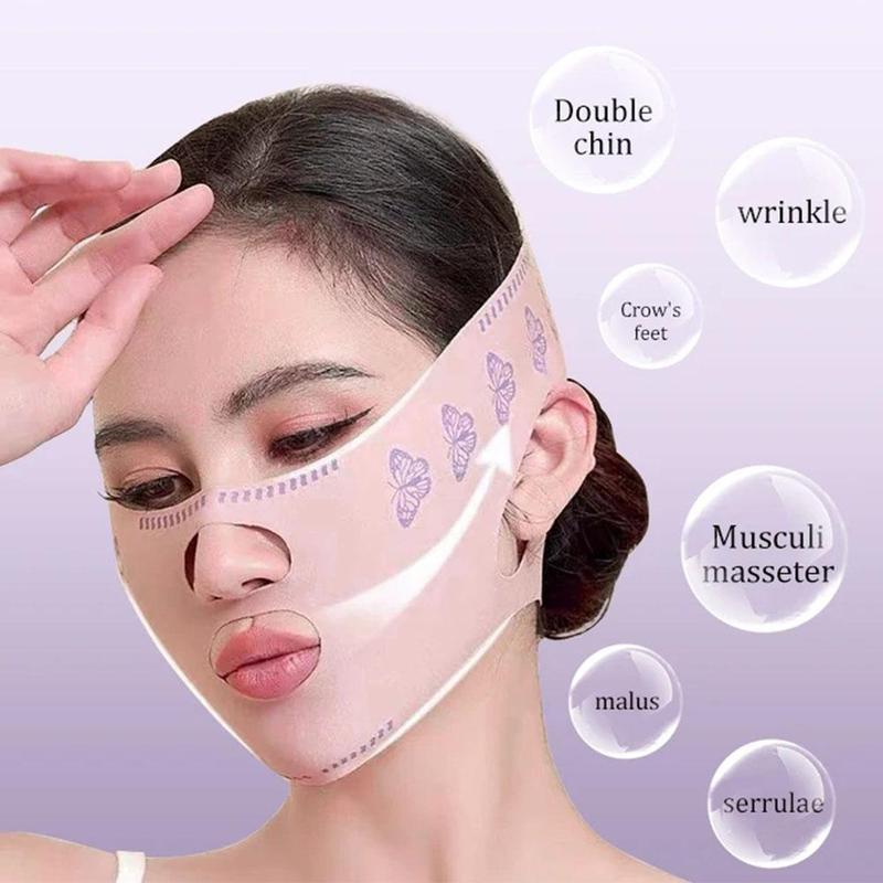 Product Introduction of Breathable V Face Band Cheek Lift Up Face Mask Face V Shaped Face Lifting Mask Skincare Tools 38