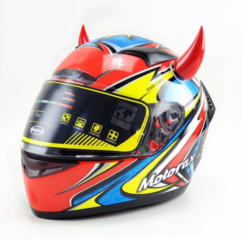 2Pcs Rubber Motorcycle Helmet Corner Horn Decoration Accessories with Suction Cup Soft Horn Headwear #469731 6