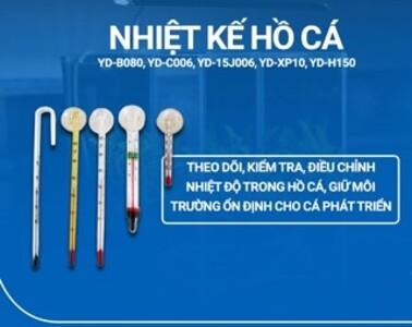 Nhiệt kế thuỷ ngân - Hỗ trợ kiểm tra chính xác nhiệt độ bể cá