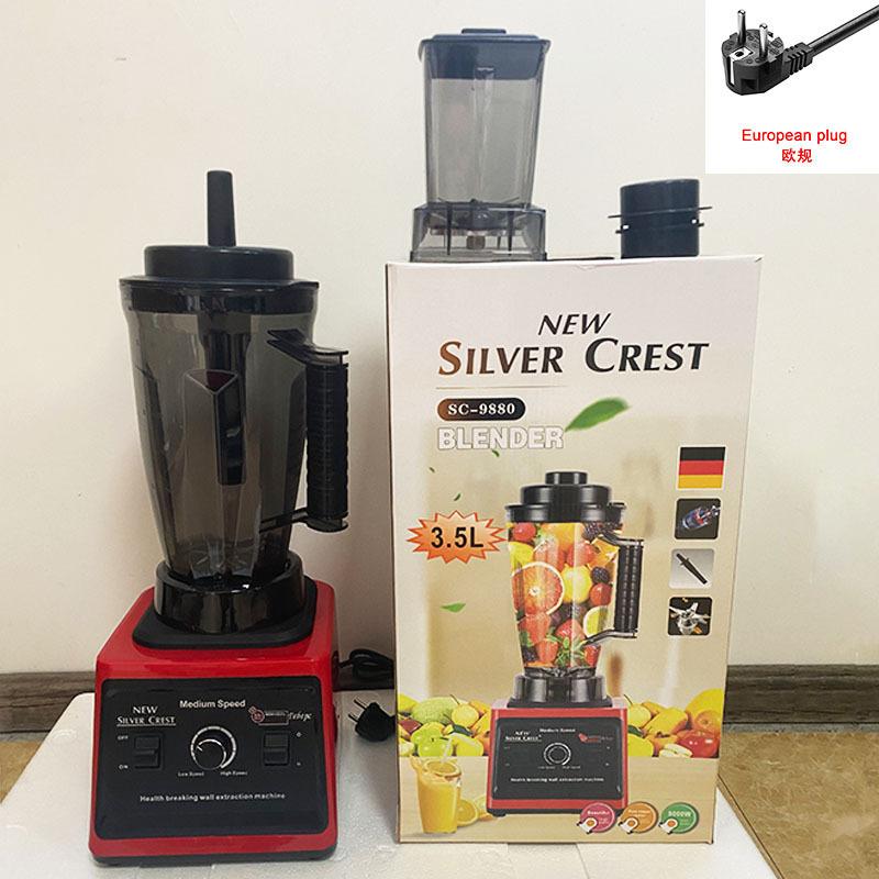 Máy Xay Sinh Tố Silver Crest Phiên Bản Nâng Cấp 3.5L, Công Suất 10.000w, Lưỡi Đa Năng, Khóa An Toàn 8