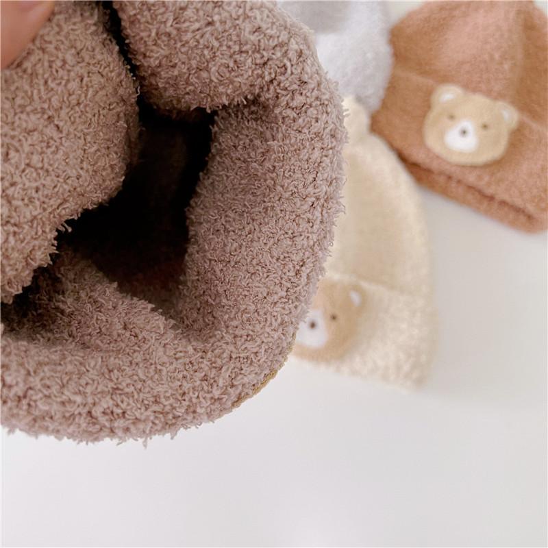 Product Introduction of 0-2 Tahun | Kupluk rajut anak bayi lakilaki dan  Perempuan  motif rajut bear lucu import korea TP-3548 2