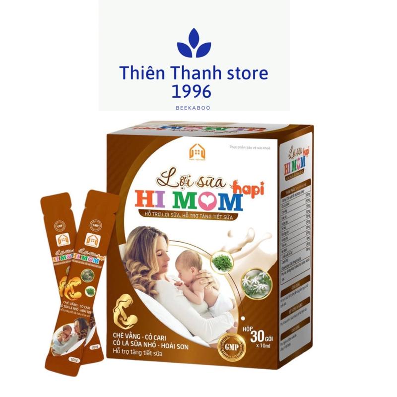 Lợi Sữa Hi Mom Hapi Hỗ Trợ Sữa Về Mát Sữa Cho Mẹ Và Bé Hộp 30 Gói Mom And Baby Store Men Vi Sinh