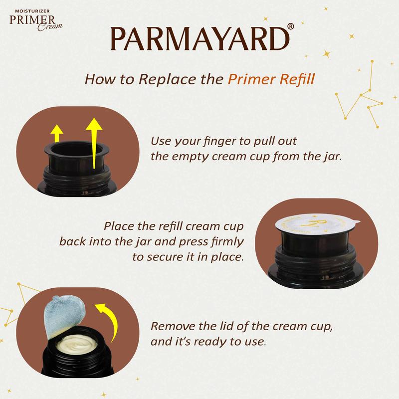 Product Introduction of PARMAYARD Moisturizer Primer, adjusts the skin before applying makeup, nourishes the face, makes the makeup last longer 23
