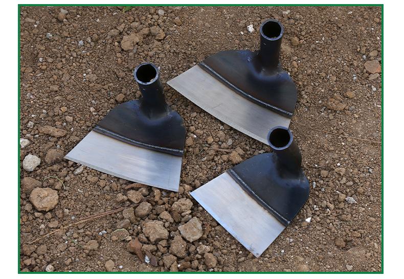 Product Introduction of [Agricultural hoe] Growing vegetables, turning the ground, weeding with long handle, digging bamboo shoots, big hoes, gardening steel hoes, wide hoes, pursed hoes, shovels and hoes 10