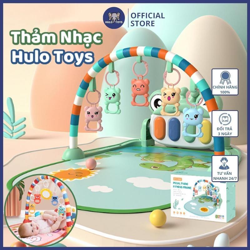 Thảm Nhạc Hulo Toys cho Bé Có Piano Đèn Nhạc Đồ Chơi Treo Nôi và Găng Nôi Cho Trẻ Sơ Sinh
