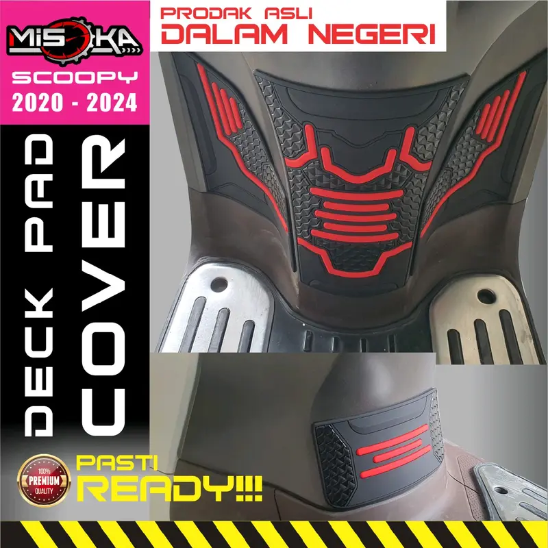 Misoka Deck pad Cover Scoopy 2020 2024 Aksesoris motor Honda Murah Keren Motorcycle 1
