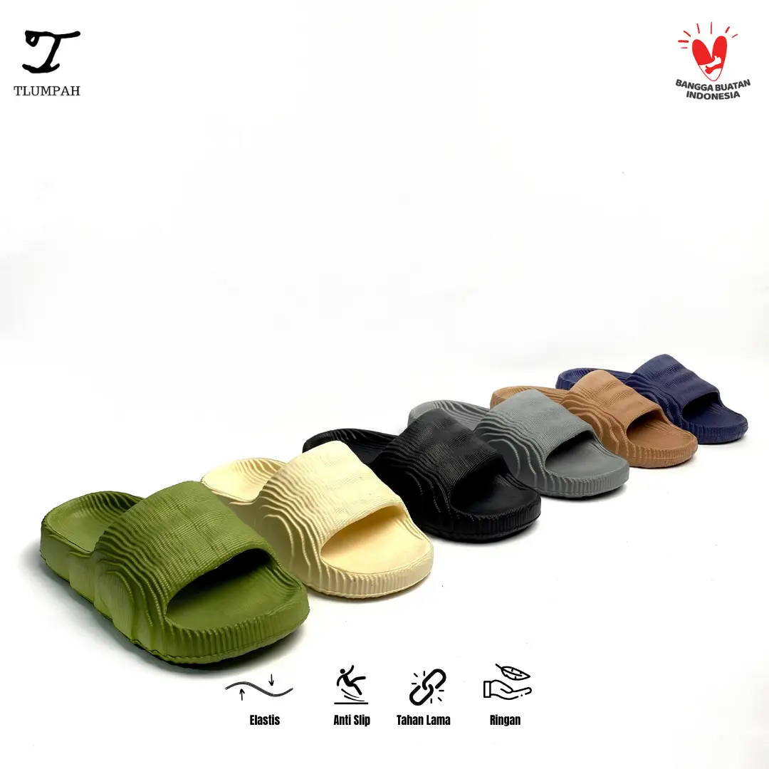 Sandal Latepos Polo | Sandal Slide Pria Sandal Slip on Karet Pria Shoes Sendal Selop