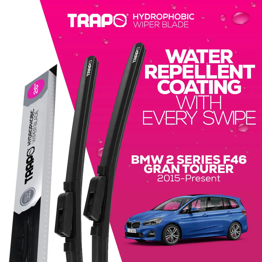 Trapo Hydrophobic Car Wiper Blade BMW 2 Series F46 Gran Tourer (2015-Present)