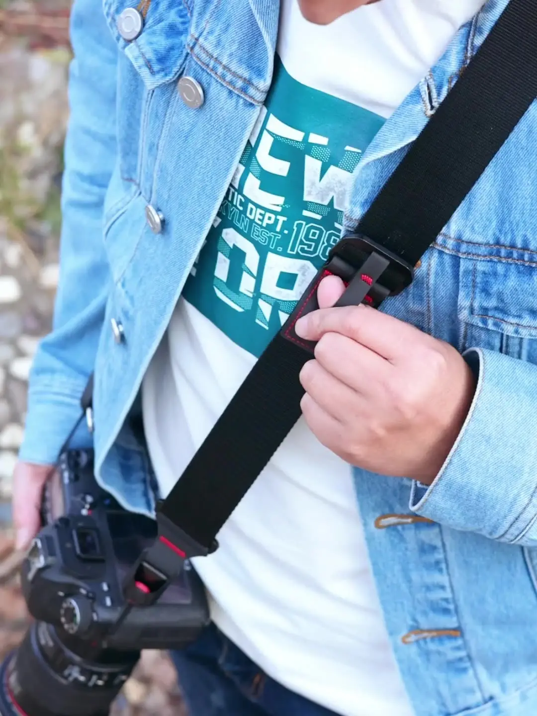 Dây đeo máy ảnh thao tác nhanh cao cấp Quick Release Phụ Kiện Camera