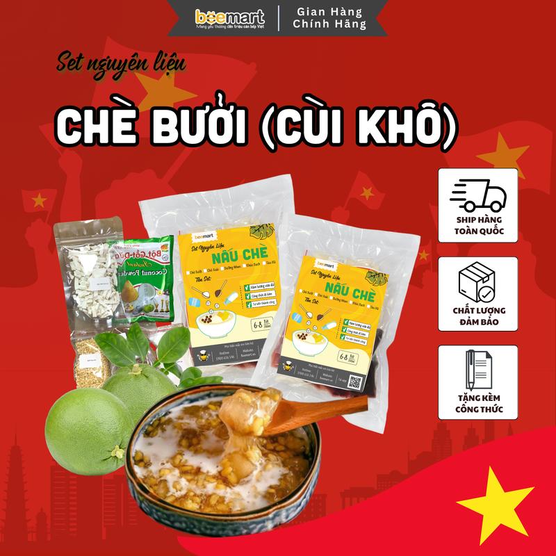 Set tự làm chè bưởi An Giang tại set nguyên liệu nhà Bee - làm 6-8 bát chè bưởi chuẩn vị, nhiều cùi bưởi