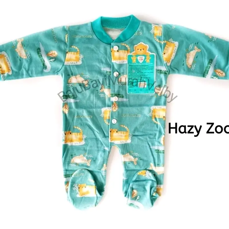 Libby Baju Bayi Jumprr Tutup Kaki Size Newborn 0-3 Bulan Baru lahir 2