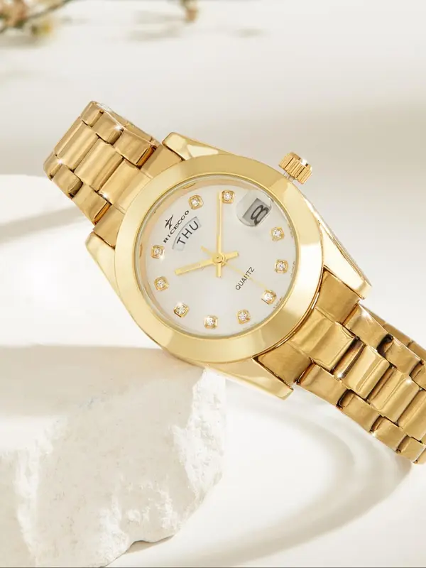 Mother'sday Gifts, Accurately Display The Day and Day Of The Week, A Stylish Gift with A Box, Modern A Watch for A Lady 3