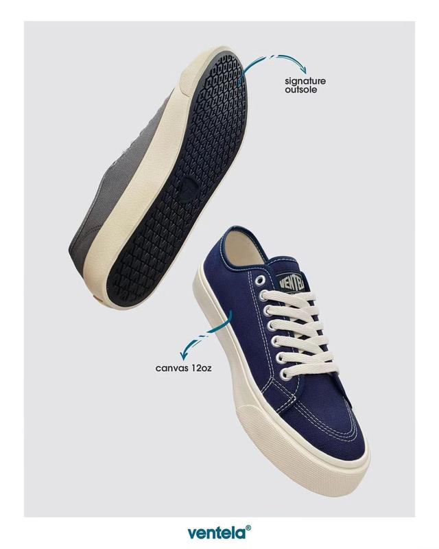 [ ORIGINAL ] VENTELA ALPHA GREY | CASUAL SHOES | Pria Wanita Sneakers 6