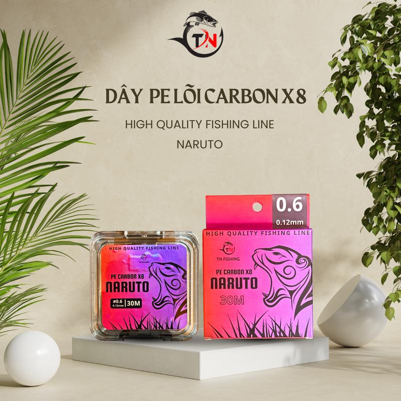  Dây Pe Lõi Carbon X8 Naruto 30m - Dây Câu Đài Cao Cấp 