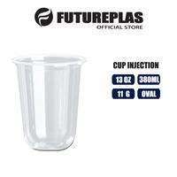 Gambar Futureplas Cup Injection 13Oz 380Ml Isi Tutup / PP Cup Injection / Gelas Plastik - 25 Pcs - CUP INJEC+LID HITAM dari Futureplas Offical Store Kab. Tangerang 4 Tokopedia