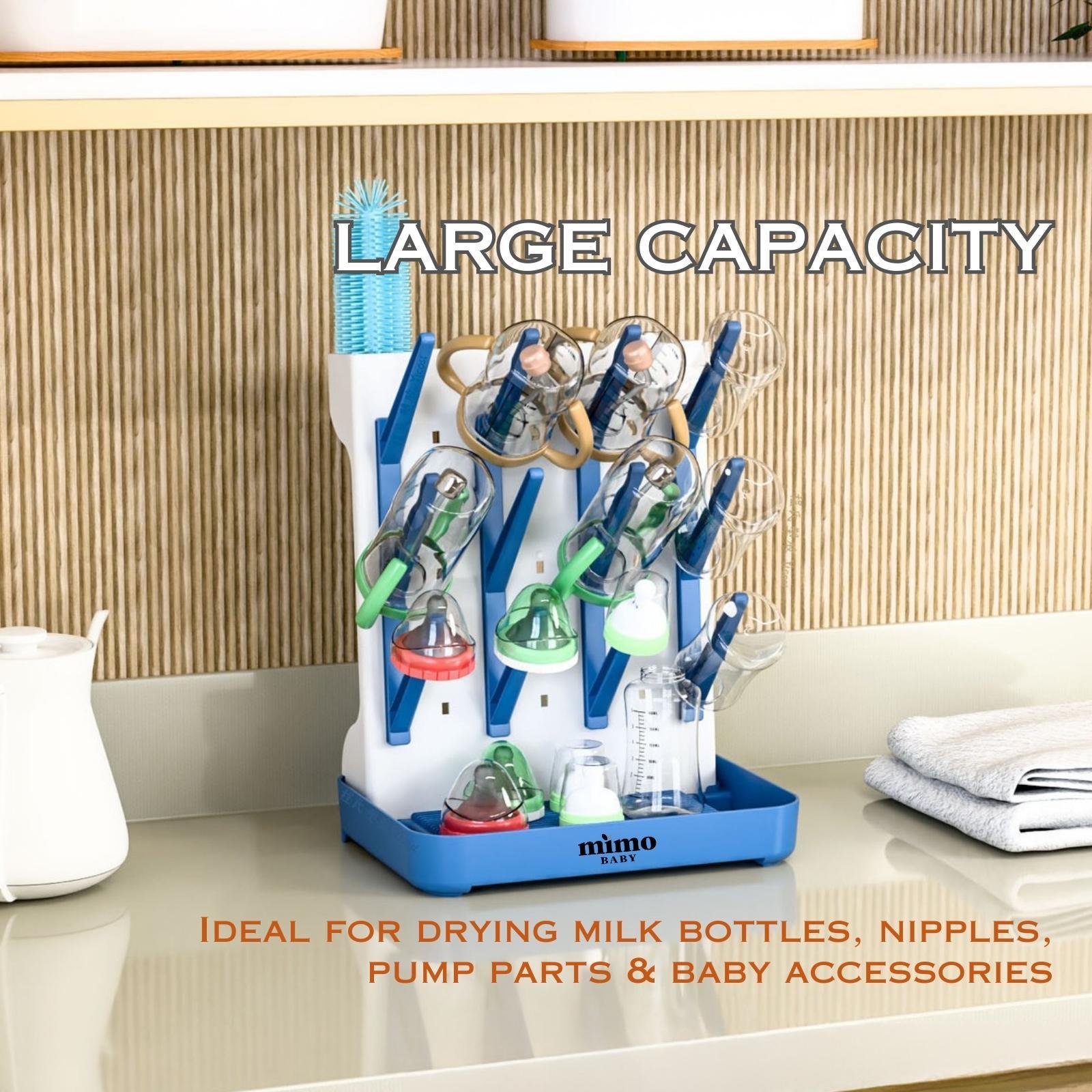 Rak Pengering Botol Susu Bayi | Milk Bottle Air Dry Stand | Large ...