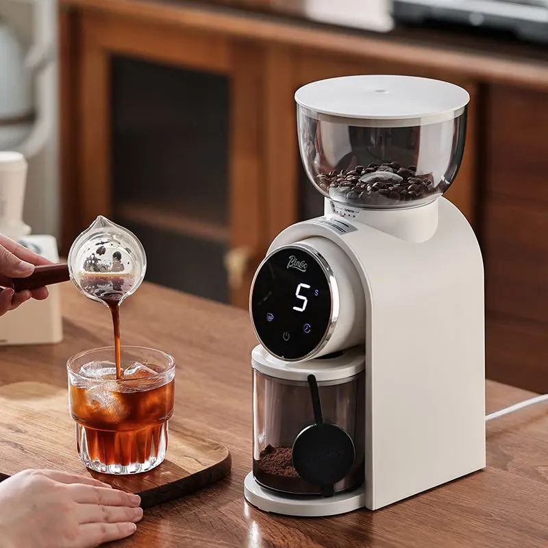 Máy Xay Cà Phê HB683 Xay Hạt Cafe 25 Cấp Độ Xay Màn hình LCD Thích Hợp Cho Gia đình Nhà Hàng 7