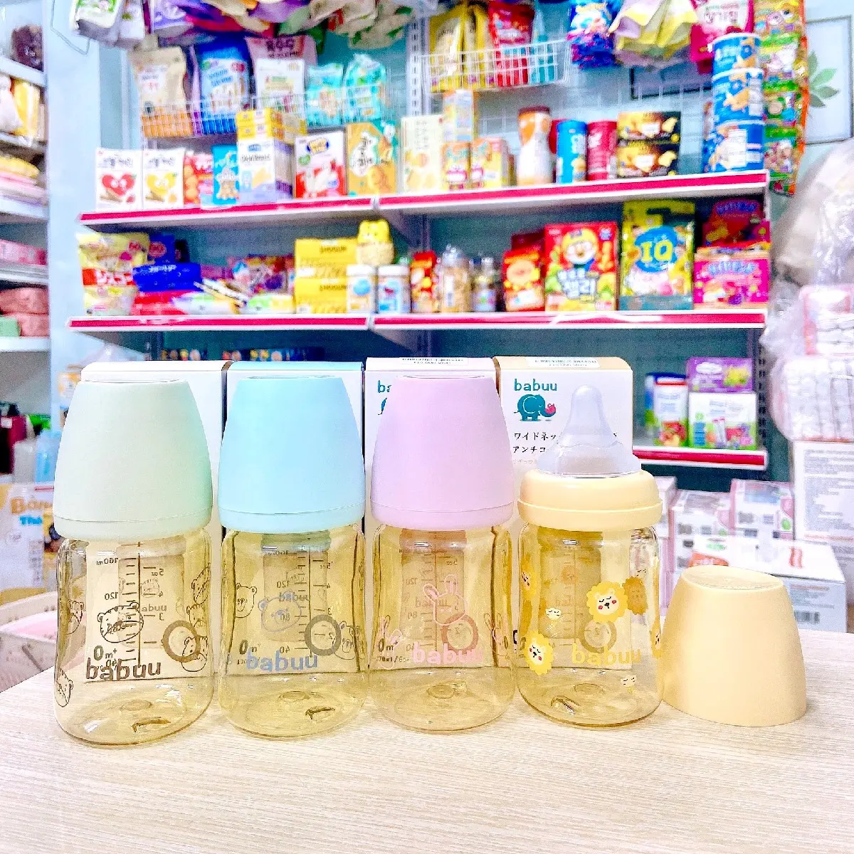 [ Hàng chính hãng ] Bình Sữa Babuu Hộp Giấy 170ml/270ml