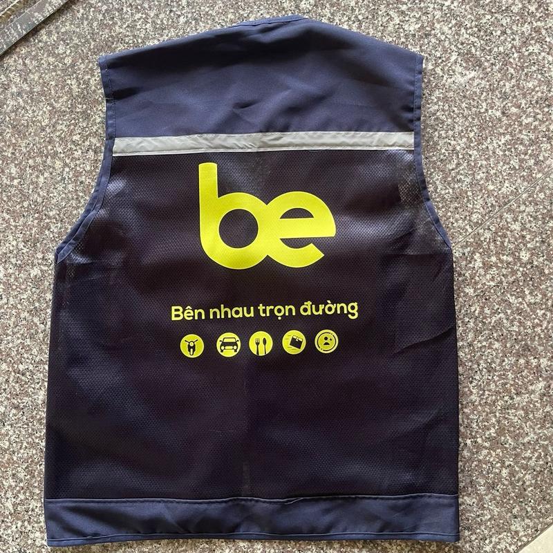 Áo ghile giao hàng BE BIKE chất vải kaki lưới thoáng mát Nam Menswear Có Túi