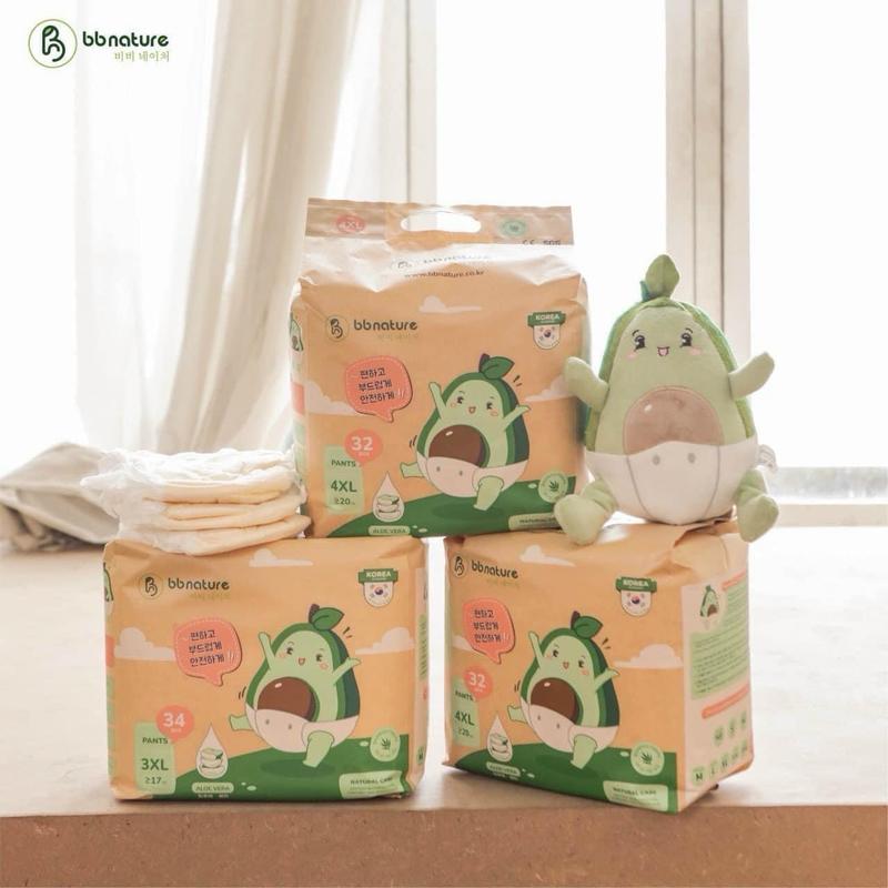 Bỉm BB Nature hữu cơ Hàn Quốc mềm mịn 4