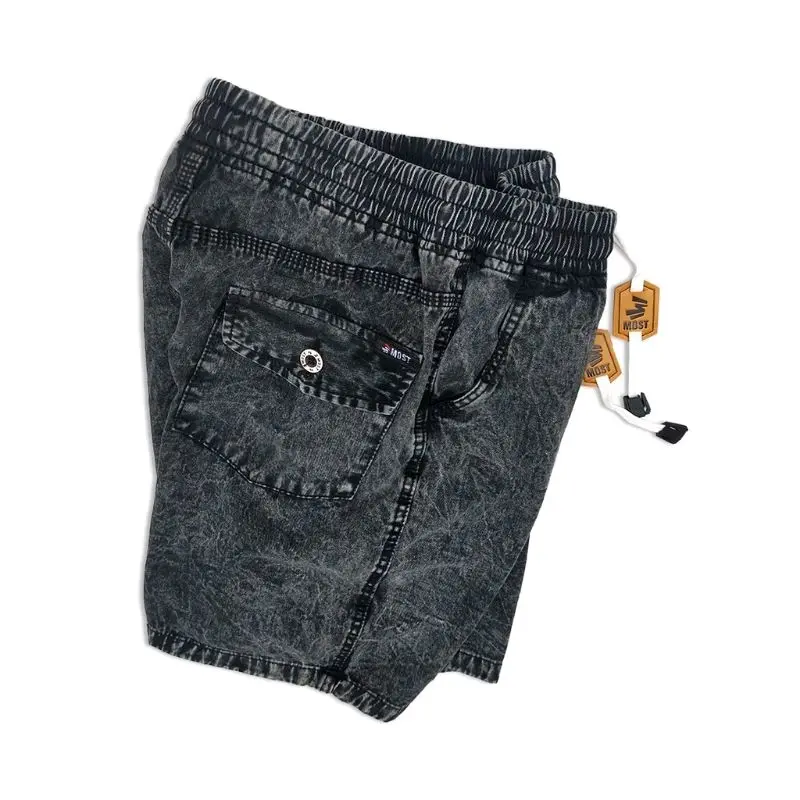 100rb Dapat 3 Celana Broadshot Jeans Pendek Pria Robek Snow Polos 4