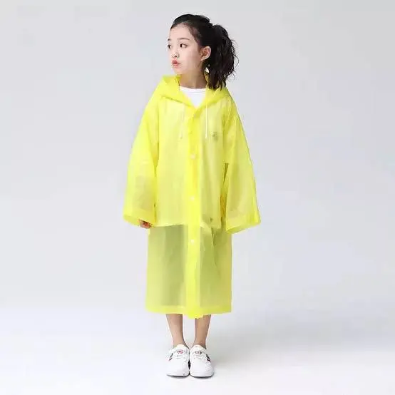 Jas Hujan Anak EVA Raincoat Lightweight Unisex Terusan 5