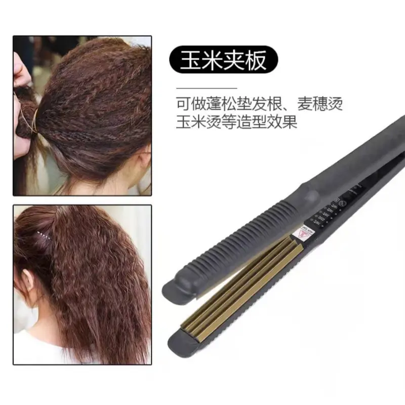 Máy là cụp tóc thương hiệu X, ép phồng và uốn cụp tóc 6