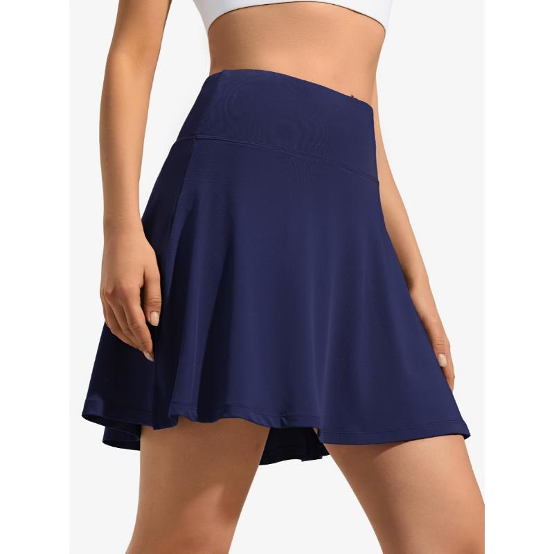 TikTok Shop 18 High Waisted Tennis Skirt for Women Skorts Skirts with Pockets Casual Modest Long Golf Athletic Running Fabric Womenswear