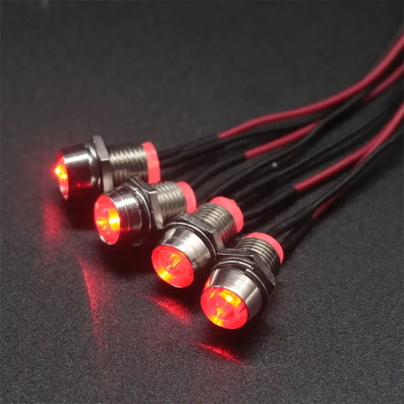 Bộ đèn LED RC, Mới, dành cho bánh xích 1 / 8 1 / 10 1 / 12, Đèn pha dễ lắp đặt, Thích hợp cho ô tô trôi dạt, đèn pha xe tải RC, cho HSP, HPI, MN99, MN90, Wltoys 3