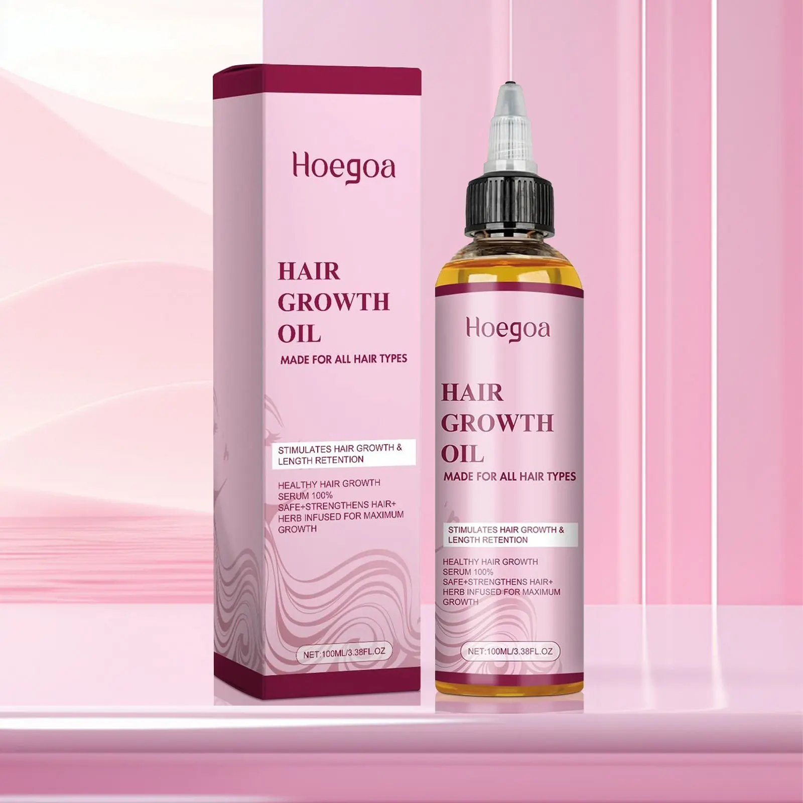 Hair Growth Oil, 1/2 Boxes Nourishing & Moisturizing Non Greasy Hair Oil, Hair Care & Styling Product for Women & Men Daily Use, Haircare, Valentine's Day Gift, Trending Products