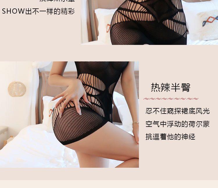 Product Introduction of Đồ Lót Đêm Dài Gợi Cảm, Thời Trang Mới Cho Năm 2025, Quốc Tế Thương Châu Âu Và Mỹ, Xuyên Biên Giới, Áo Liền Quần Lưới Cá, Váy Lưới khoét Gợi Cảm, Dành Cho Phụ Nữ, 5110 5