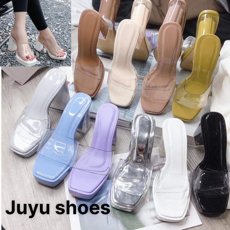 (LÙI 1 SIZE) Dép cao gót 9p quay déo đế phale siêu xinh. DéP Shoes Nữ GiàY Sandal