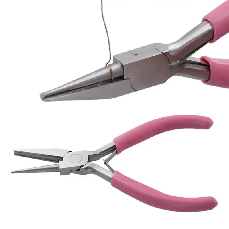Tang Loop Pembulat Kawat Handmade Pink / Tang Umpan Concave Bulat untuk Jig Metal 5