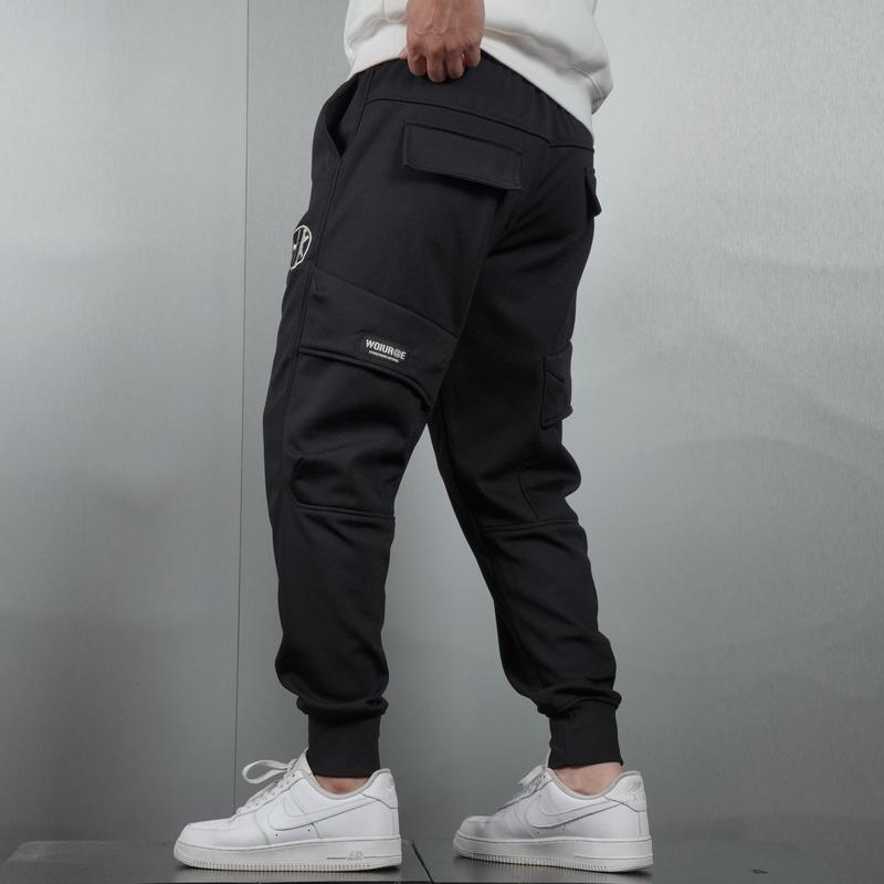 [Thu- Đông] Quần Jogger thể thao nam Túi Hộp Sau Tag HK Nỉ Umi Hàn Lót Nhung Quảng Châu cao cấp Sport Có Túi Đồng